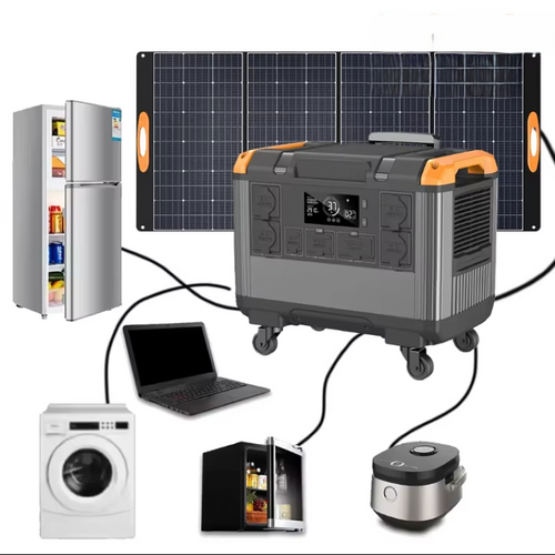 3000W Portable Power Station + 400W Solar Panel