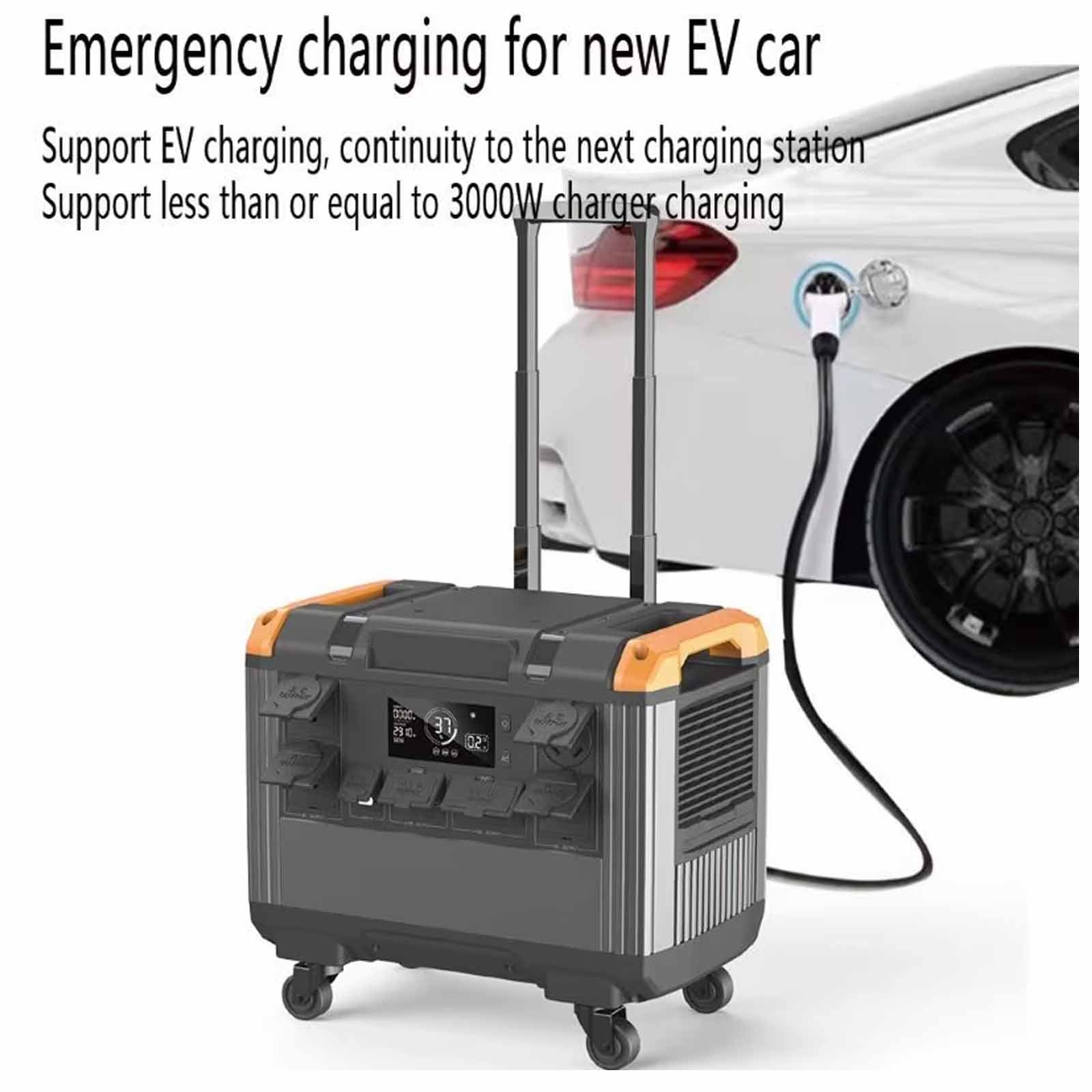 3000W Portable Power Station + 400W Solar Panel