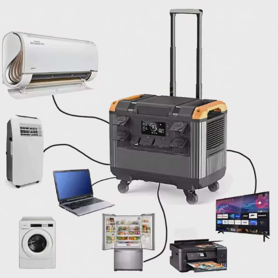 3000W Portable Power Station + 400W Solar Panel